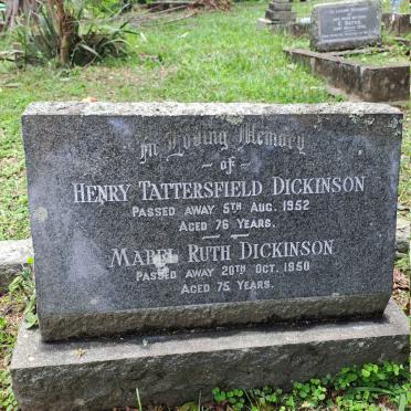 DICKINSON Henry Tattersfield -1952 & Mabel Ruth -1950