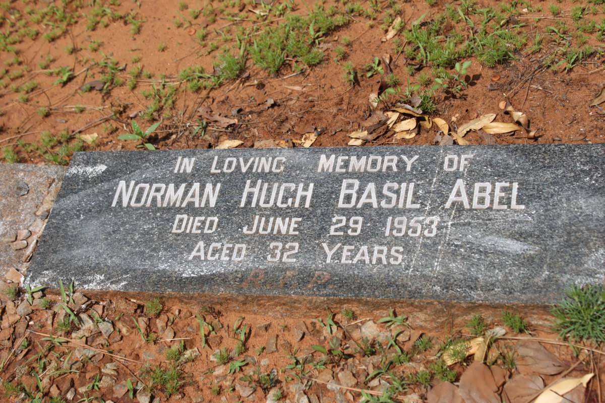 ABEL Norman Hugh Basil -1953