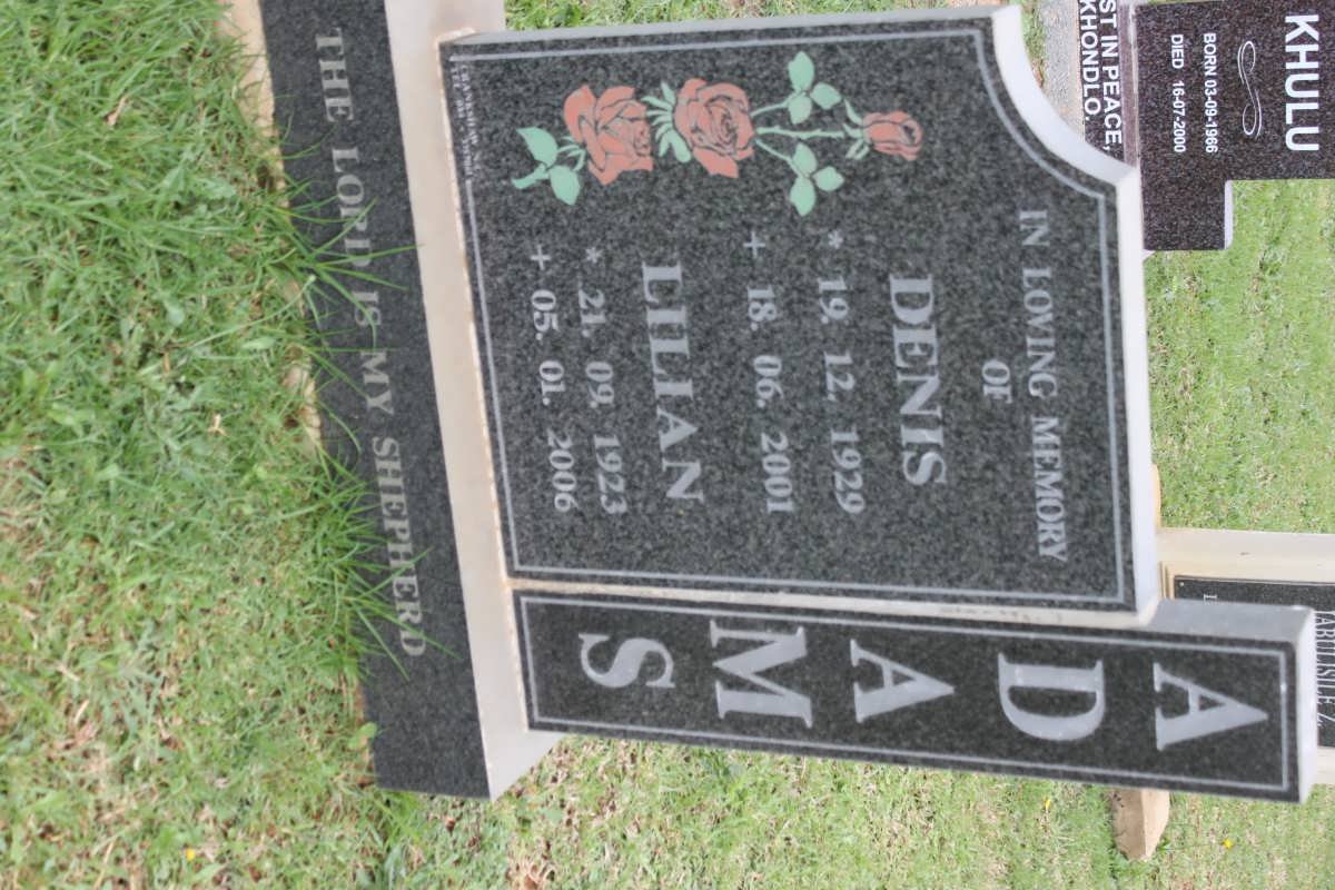 ADAMS Denis 1929-2001 &amp; Lilian 1923-2006