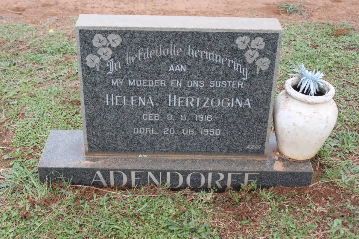 ADENDORFF Helena Hertzogina 1916-1990