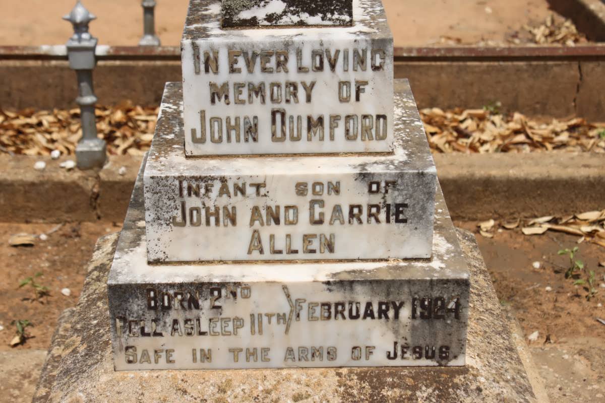 ALLEN John Dumford 1924-1924