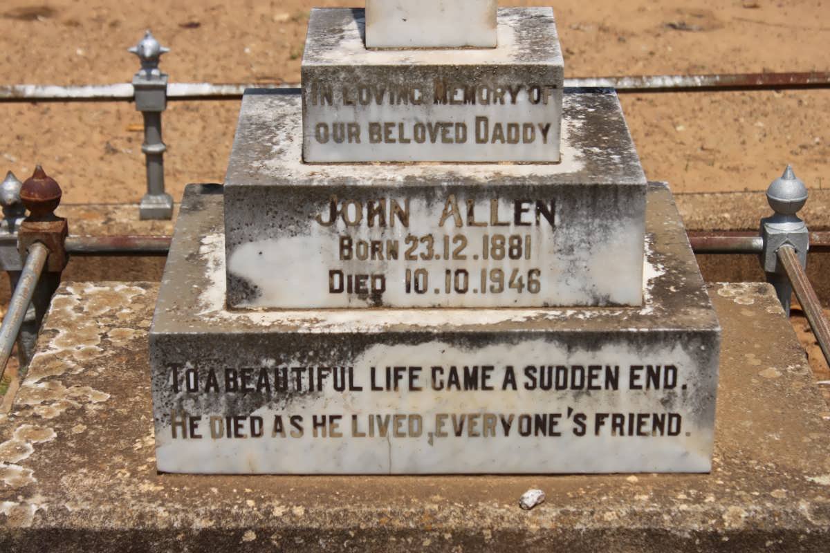 ALLEN John 1881-1946