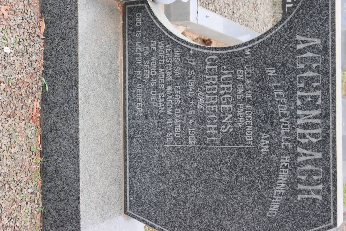 AGGENBACH Jurgens Gerbrecht 1940-1985