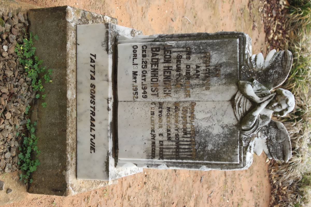BADENHORST Leon Hendrik 1949-1952