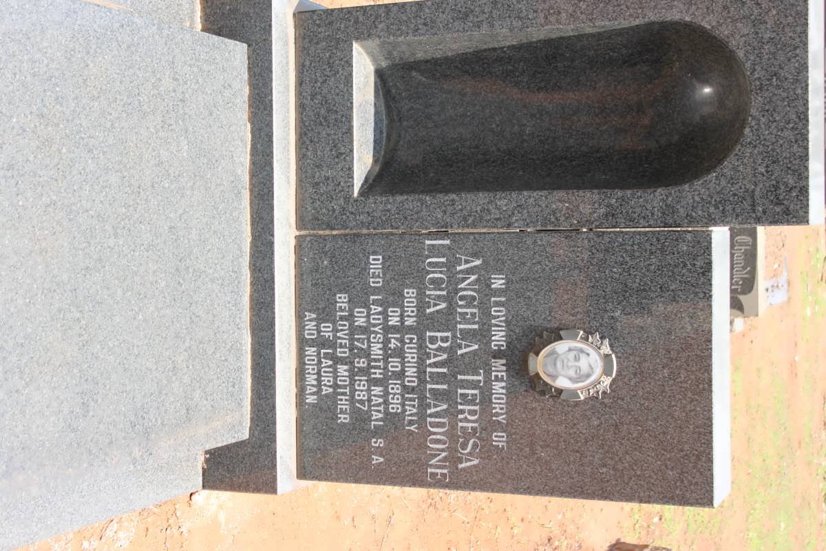 BALLADONE Angela Teresa Lucia 1896-1987