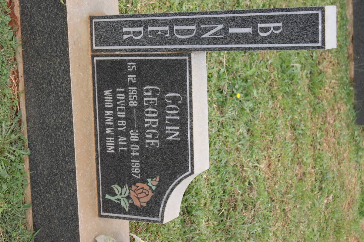 BINDER Colin George 1958-1997