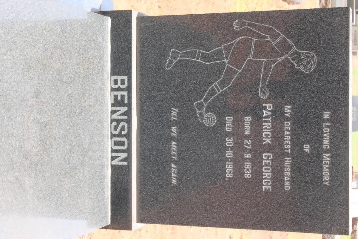 BENSON Patrick George 1938-1968