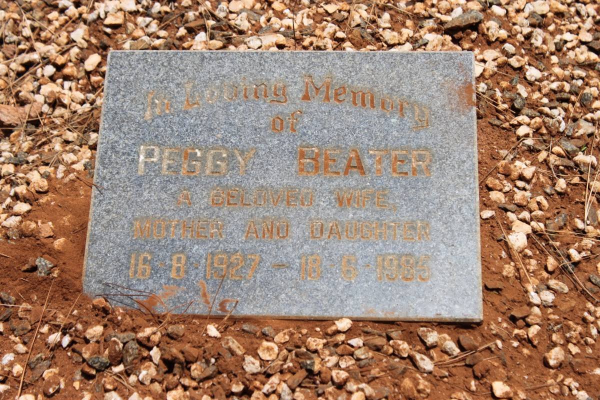 BEATER Peggy 1927-1985