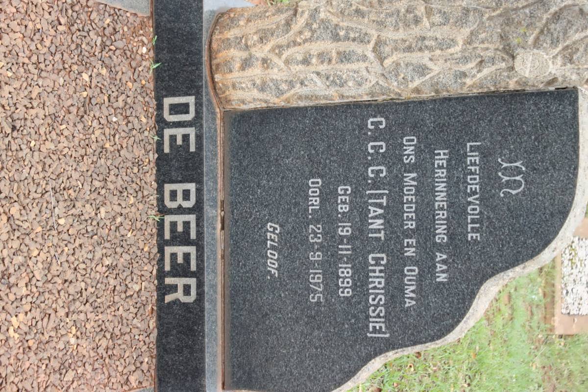BEER C.C.C., de 1899-1975