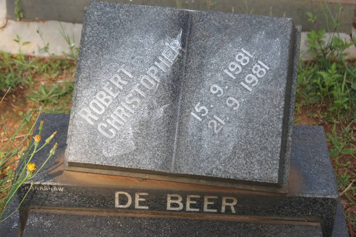 BEER Robert Christopher, de 1981-1936