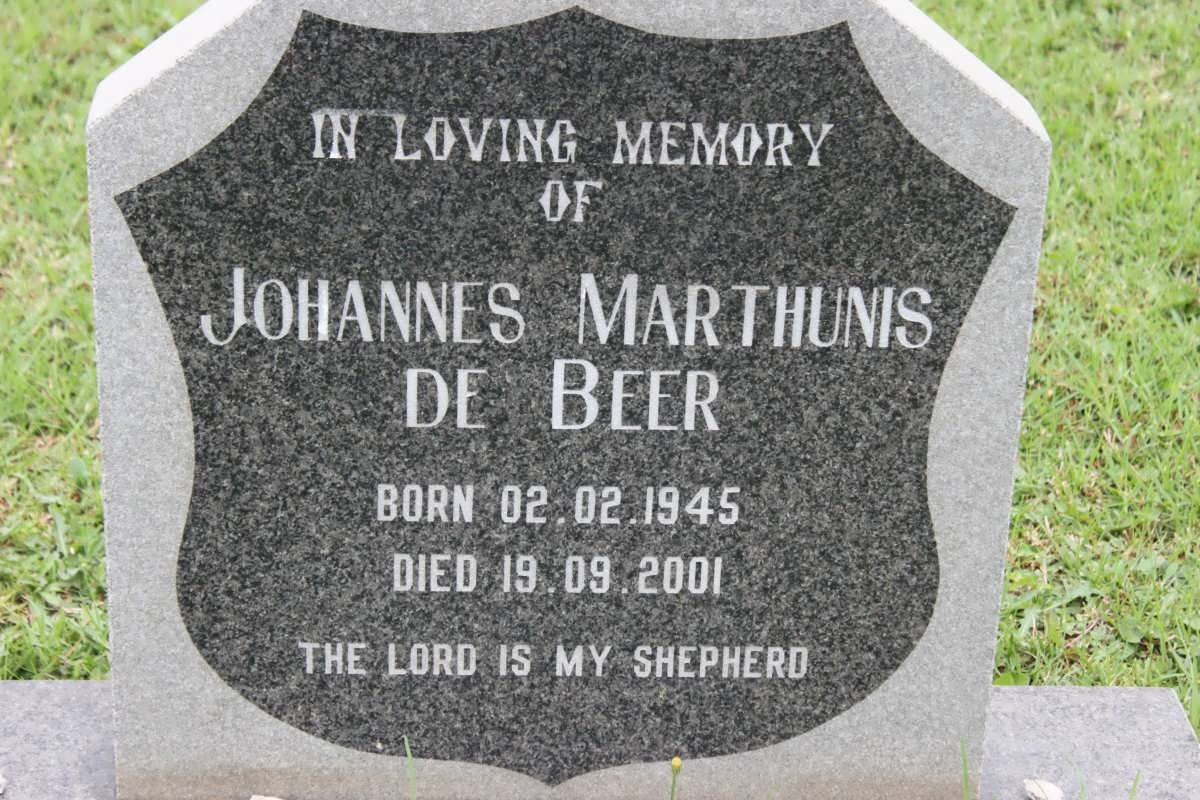 BEER Johannes Marthunis, de 1945-2001
