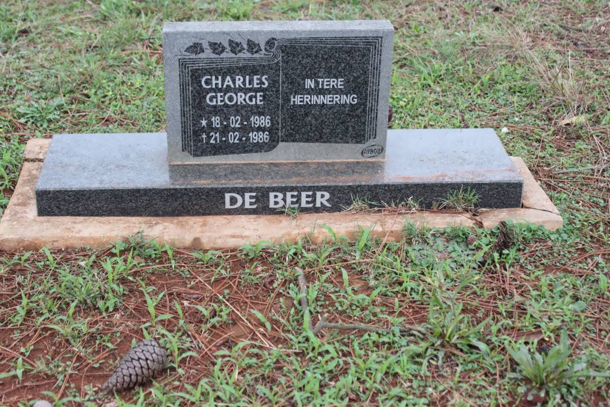 BEER Charles George, de 1986-1986