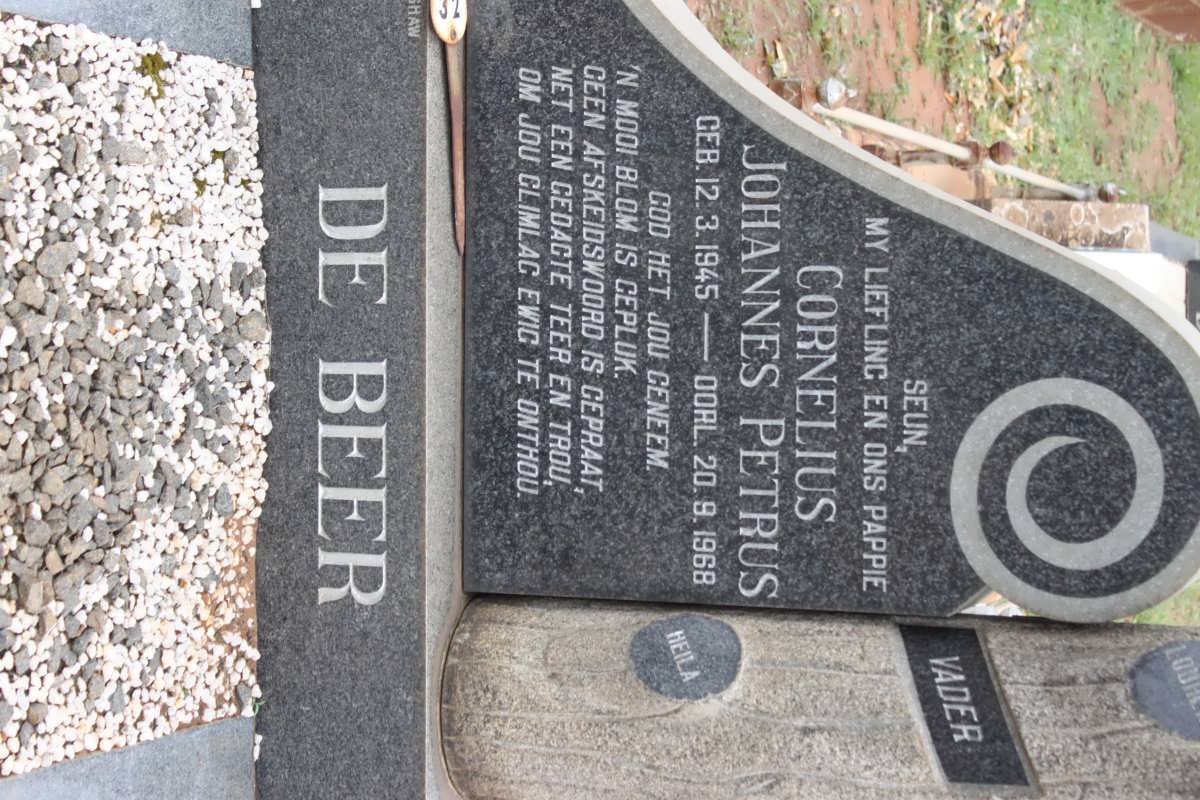 BEER Cornelius Johannes Petrus, de 1945-1968