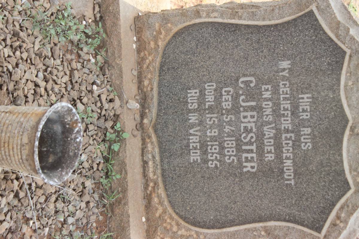 BESTER C.J. 1885-1955