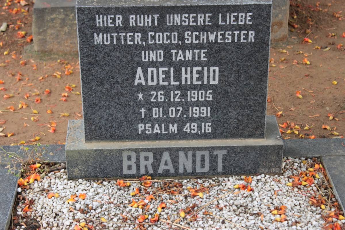 BRANDT Adelheid 1905-1991