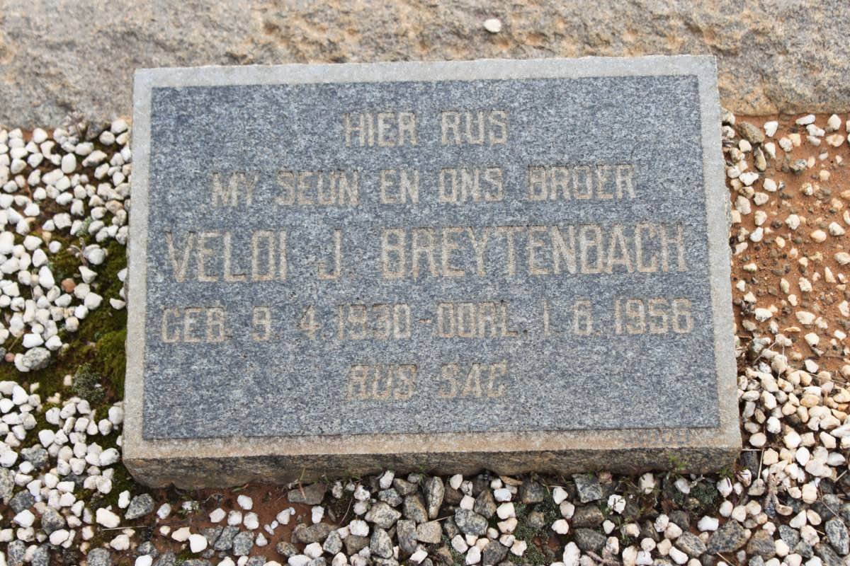 BREYTENBACH Veloi J. 1930-1956