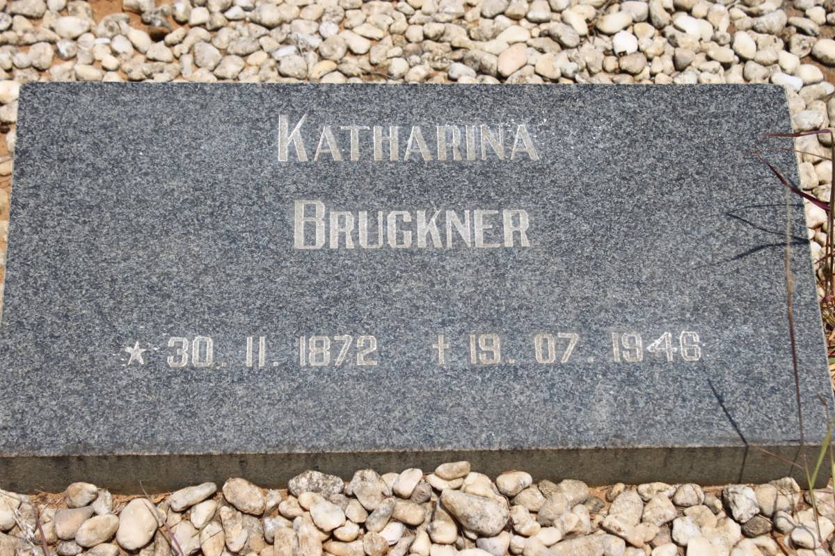 BRUCKNER Katharina 1872-1946