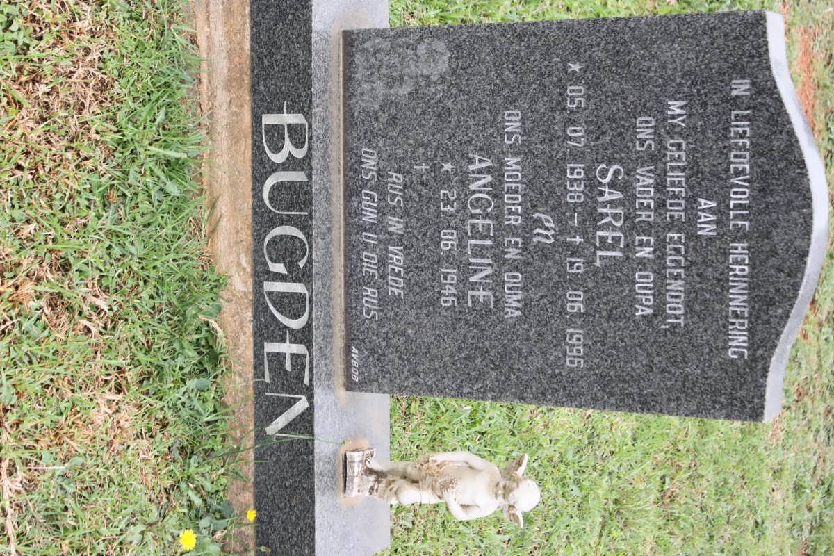 BUGDEN Sarel 1938-1996 &amp; Angeline 1946-