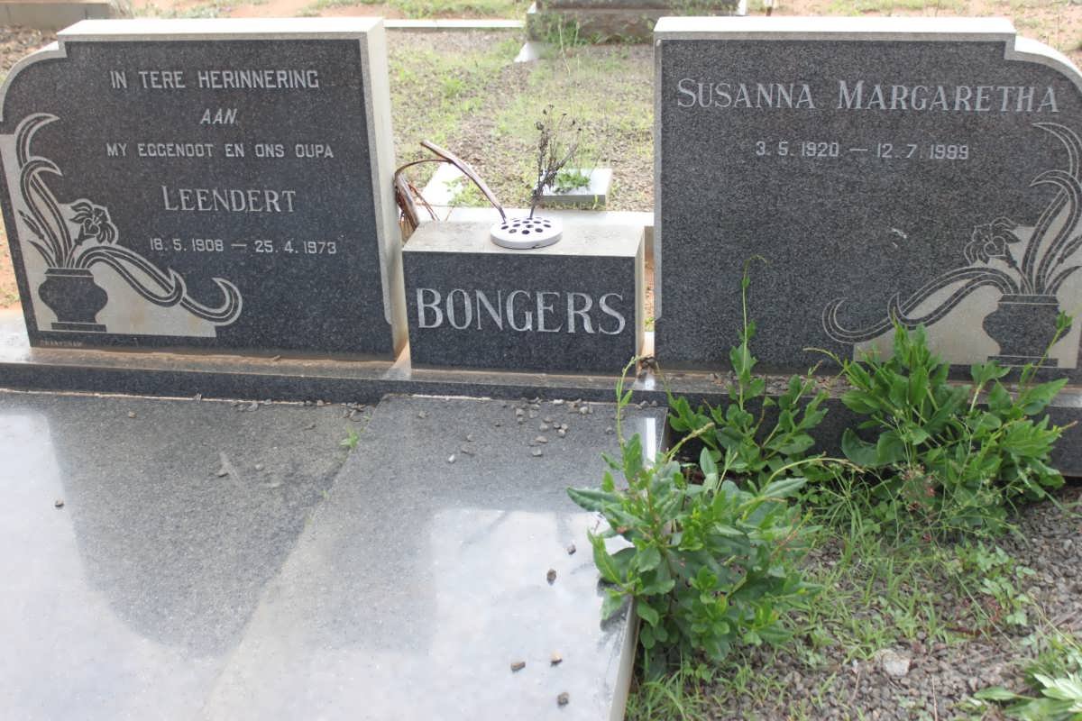 BONGERS Leendert 1908-1973 &amp; Susanna Margaretha 1920-1999