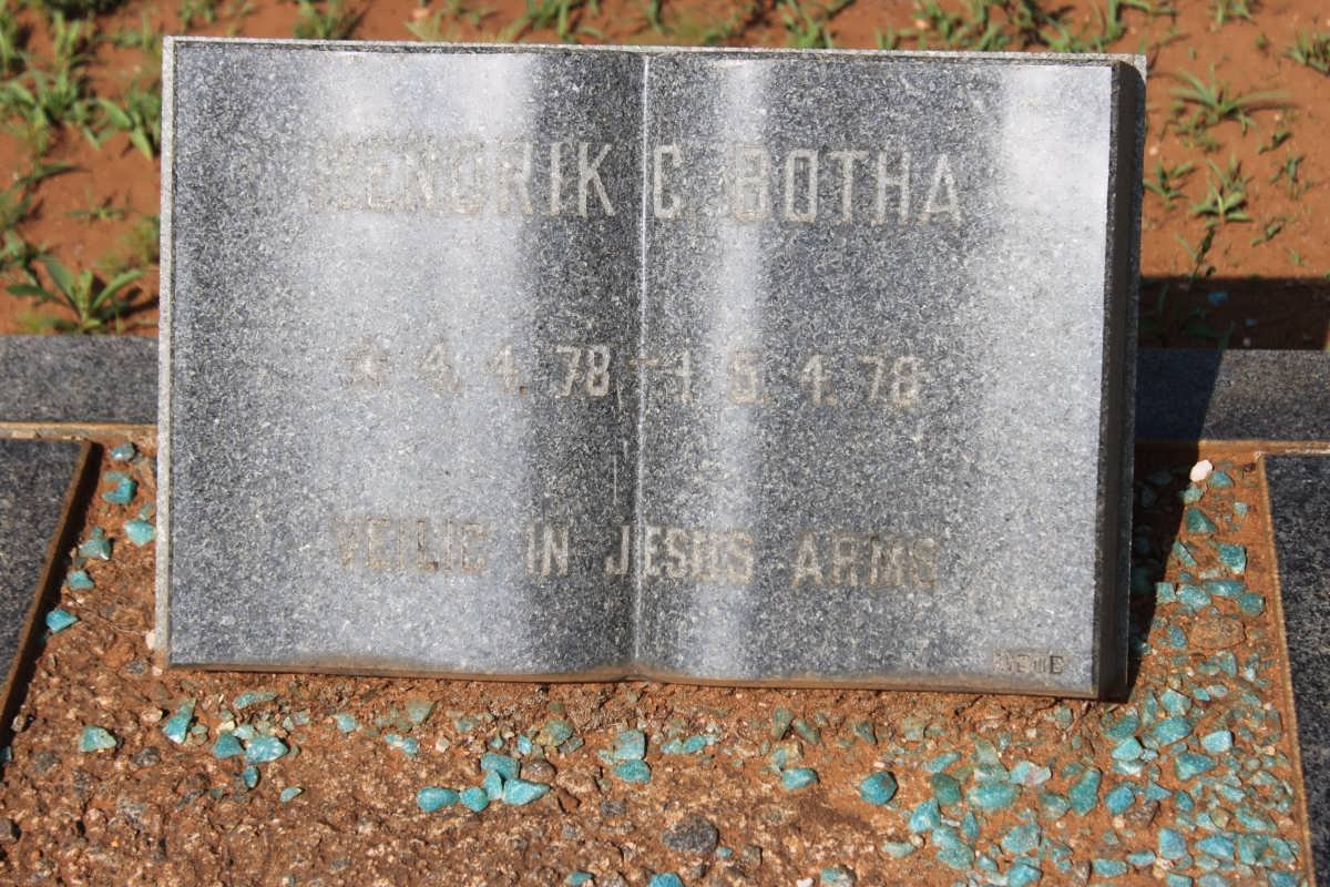BOTHA Hendrik C. 1978-1978