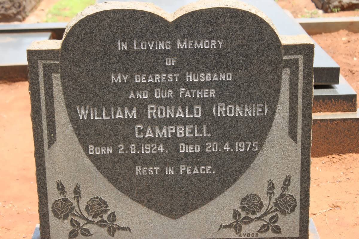 CAMPBELL William Ronald 1924-1975