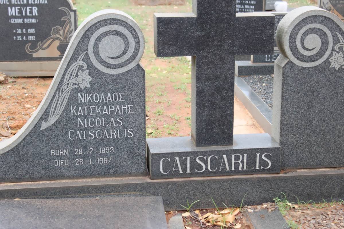 CATSCARLIS Nicolas 1893-1967