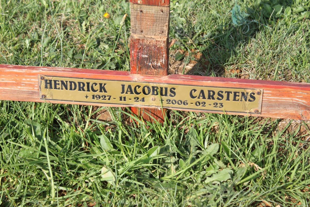 CARSTENS Hendrick Jacobus 1927-2006