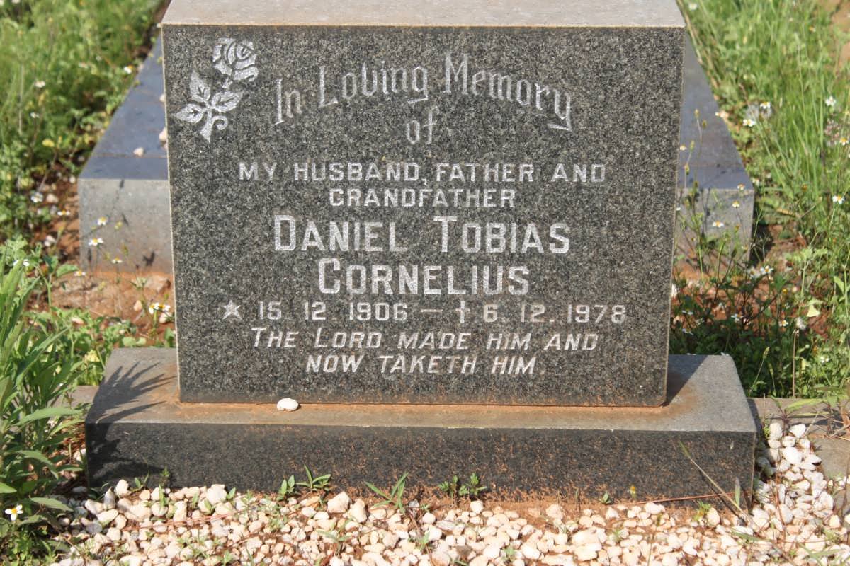 CORNELIUS Daniel Tobias 1906-1978