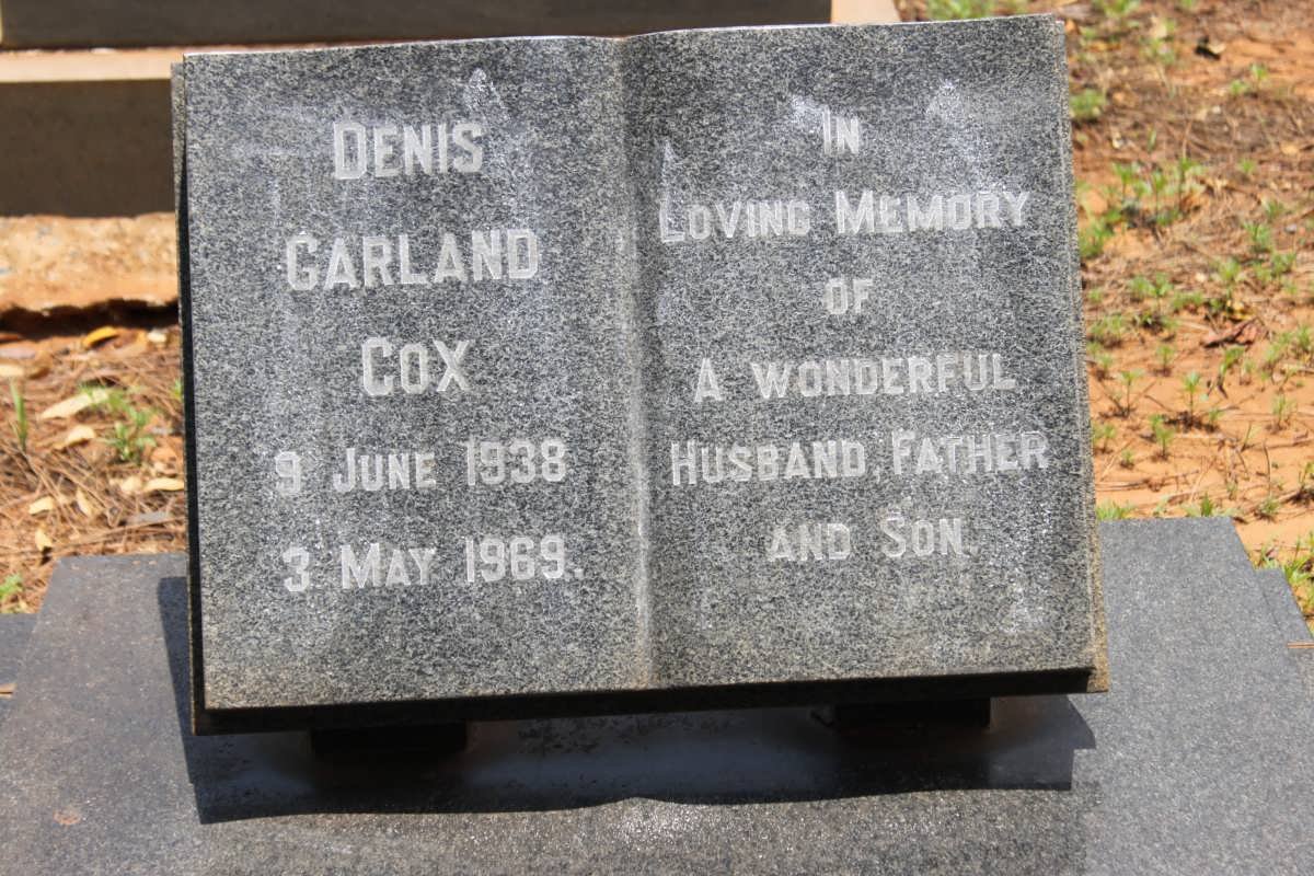 COX Denis Garland 1938-1969