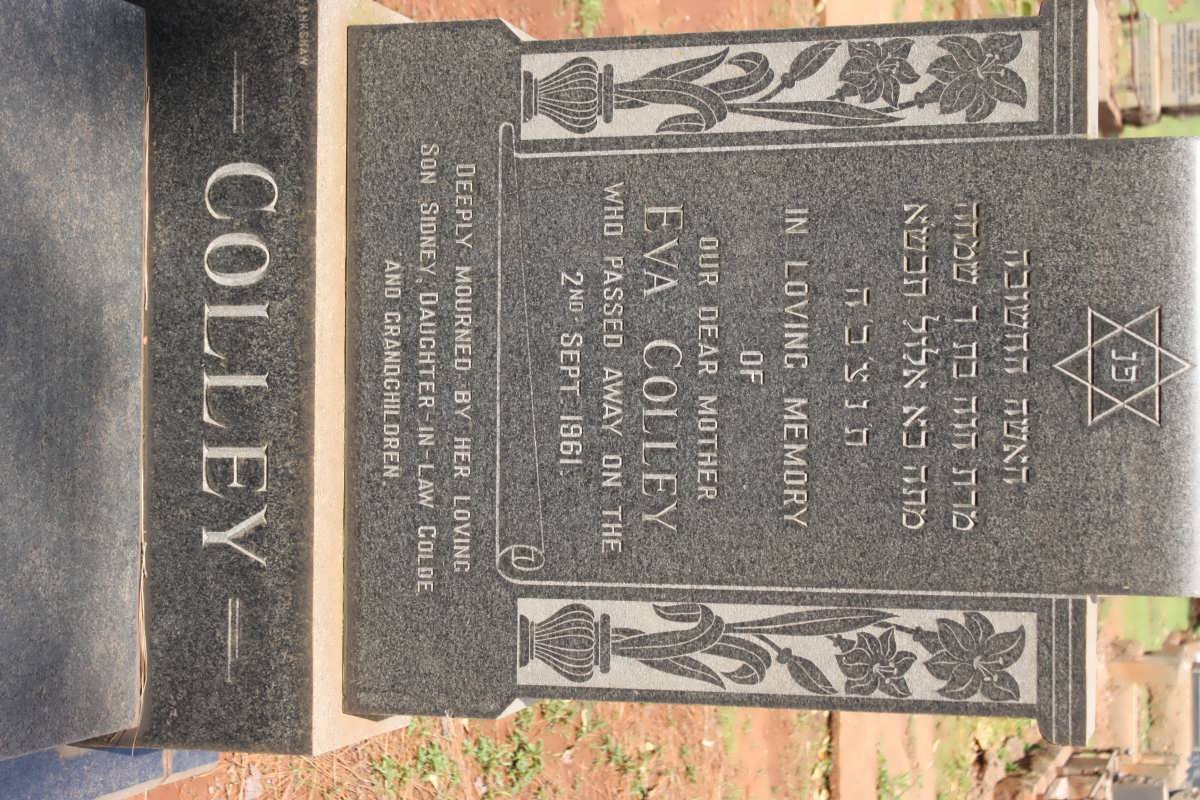 COLLEY Eva -1961