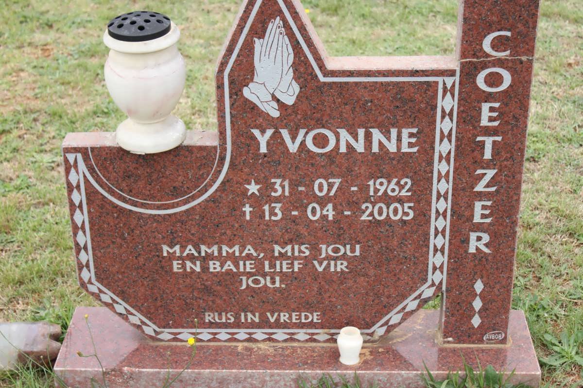 COETZER Yvonne 1962-2005