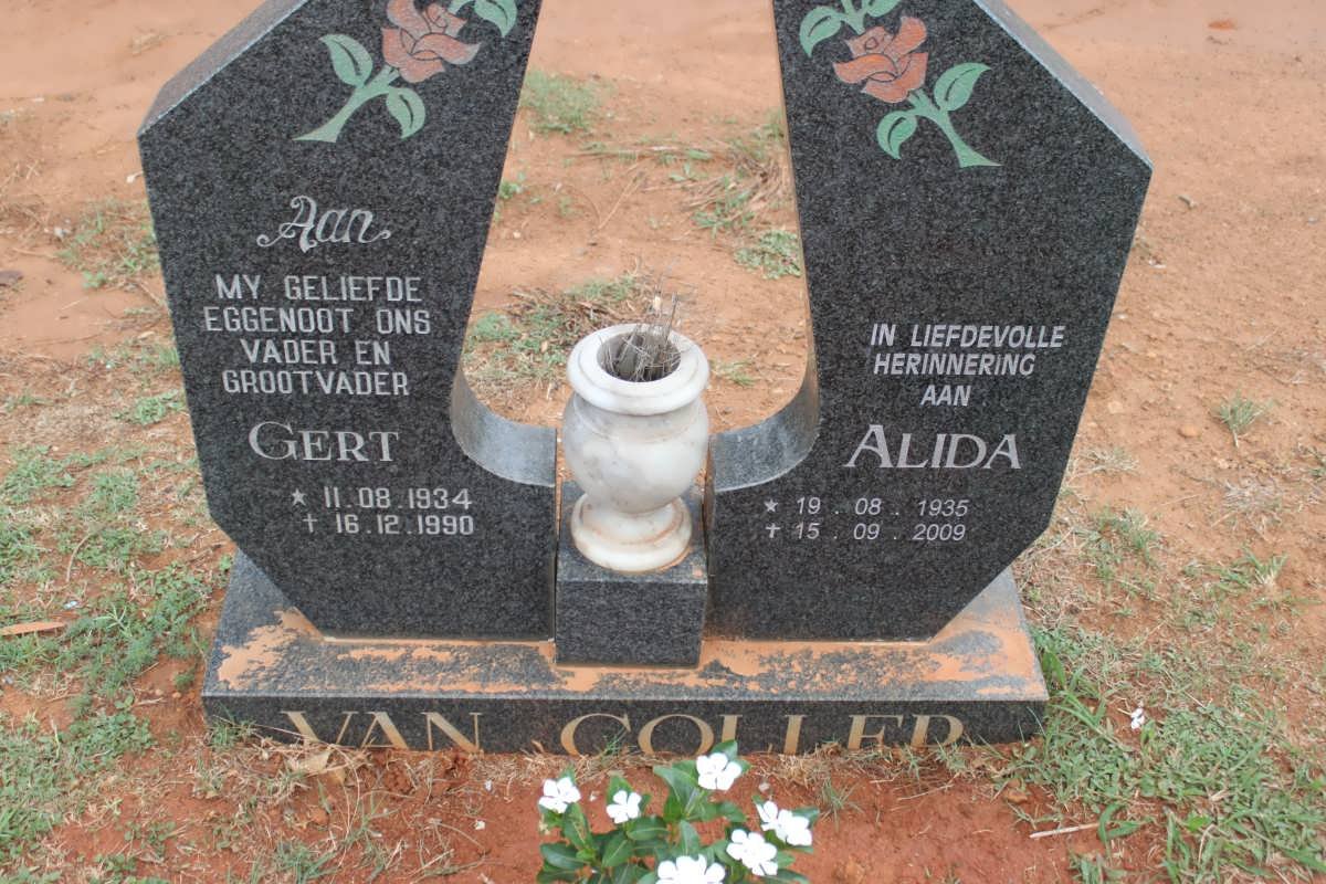 COLLER Gert, van 1934-1990 &amp; Alida 1935-2009