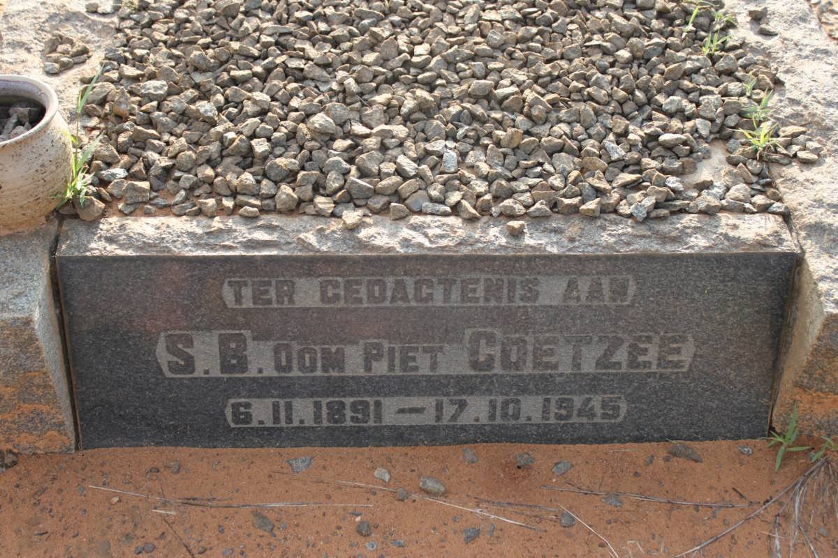 COETZEE S.B. 1891-1945