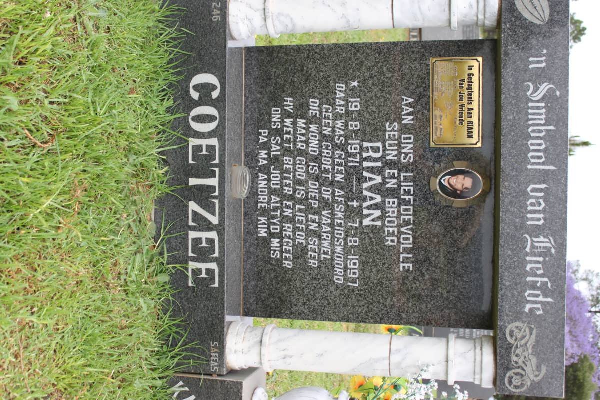 COETZEE Riaan 1971-1997