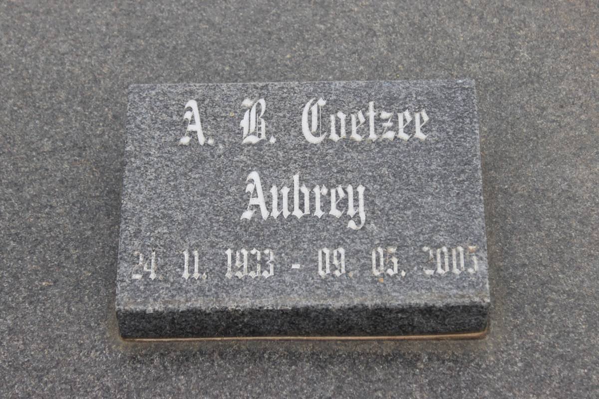 COETZEE A.B. 1933-2005