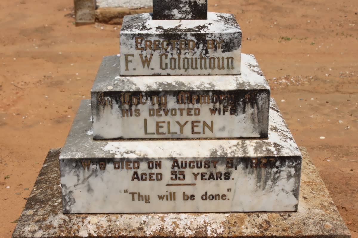 COLQUNOUN Lelyen -1927