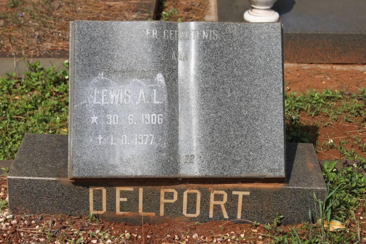 DELPORT Lewis A.L. 1906-1977
