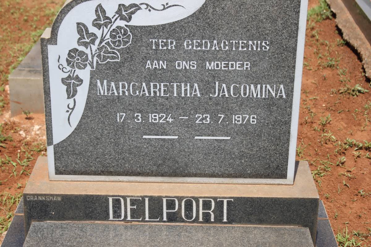 DELPORT Margaretha Jacomina 1924-1976