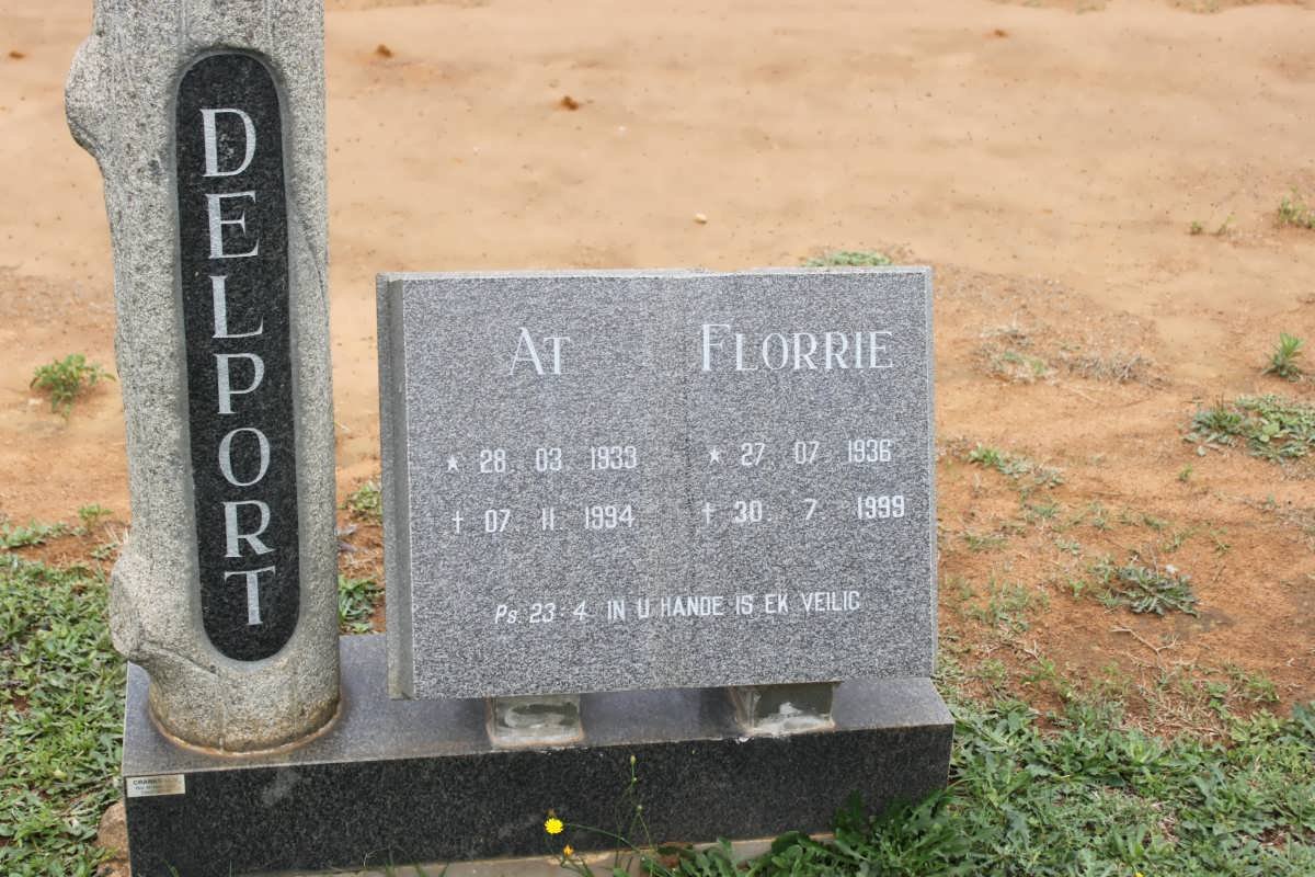 DELPORT At 1933-1994 &amp; Florrie 1936-1999