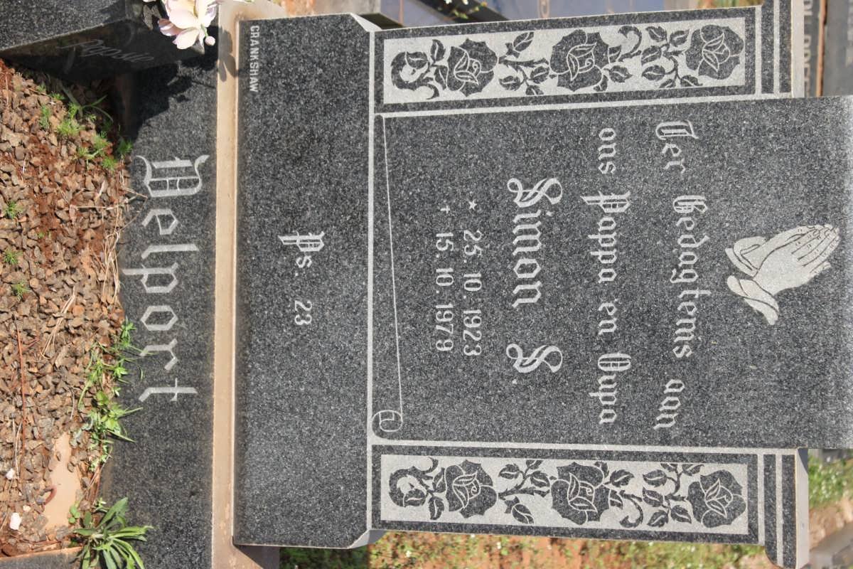 DELPORT Simon S. 1923-1979