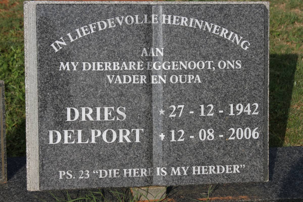 DELPORT Dries 1942-2006