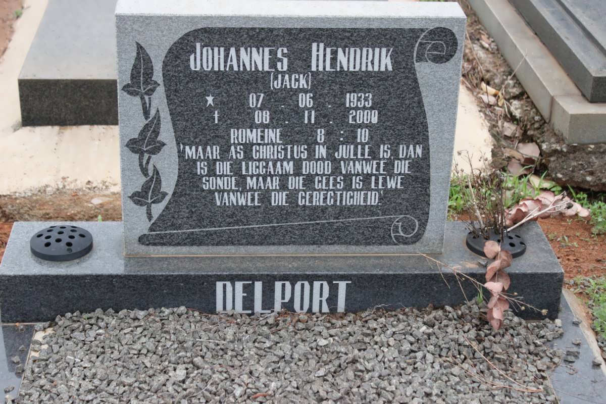 DELPORT Johannes Hendrik 1933-2000