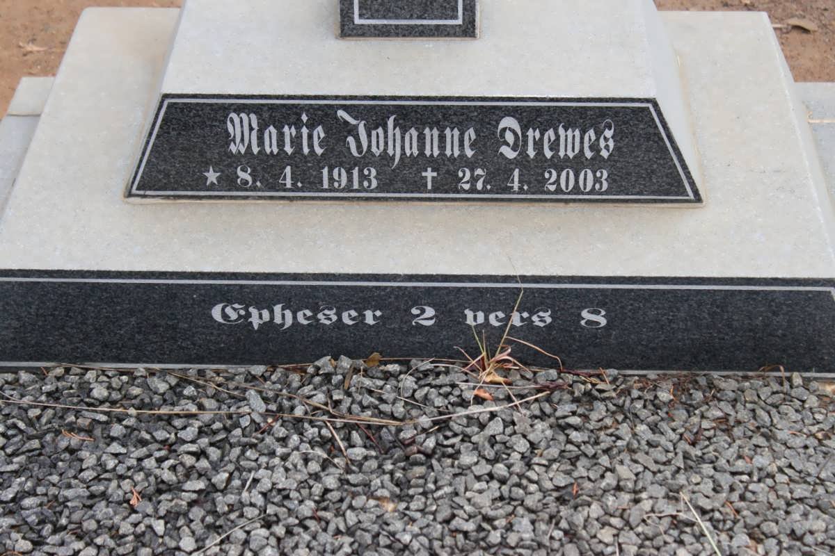 DREWES Marie Johanne 1913-2003
