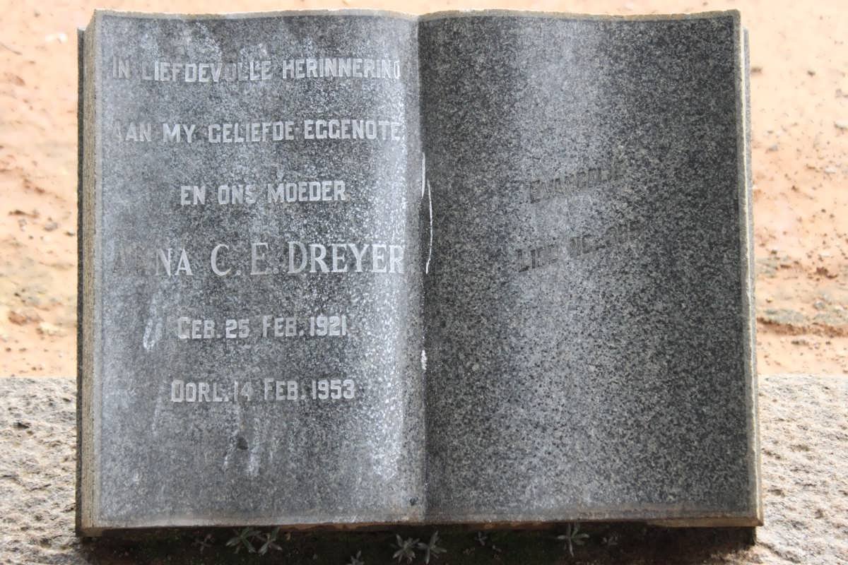 DREYER Anna C.E 1921-1953