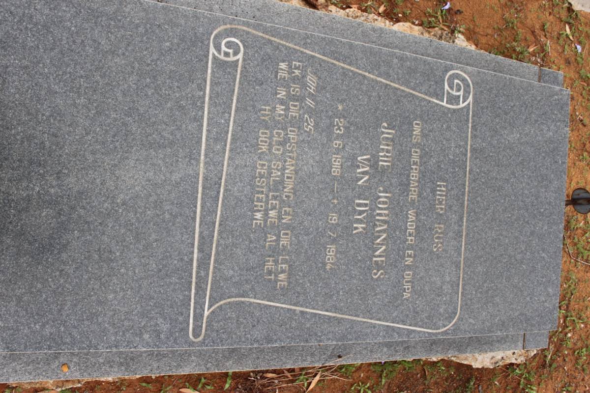 DYK Jurie Johannes, van 1918-1984