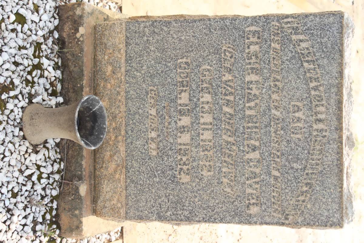 DAVEL Elsie Catrina nee VAN DER MERWE 1862-1932