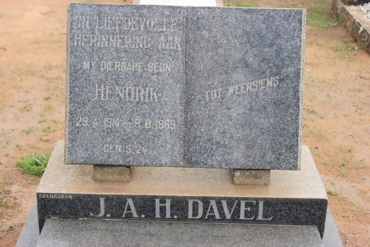 DAVEL Hendrik J.A.H. 1914-1969