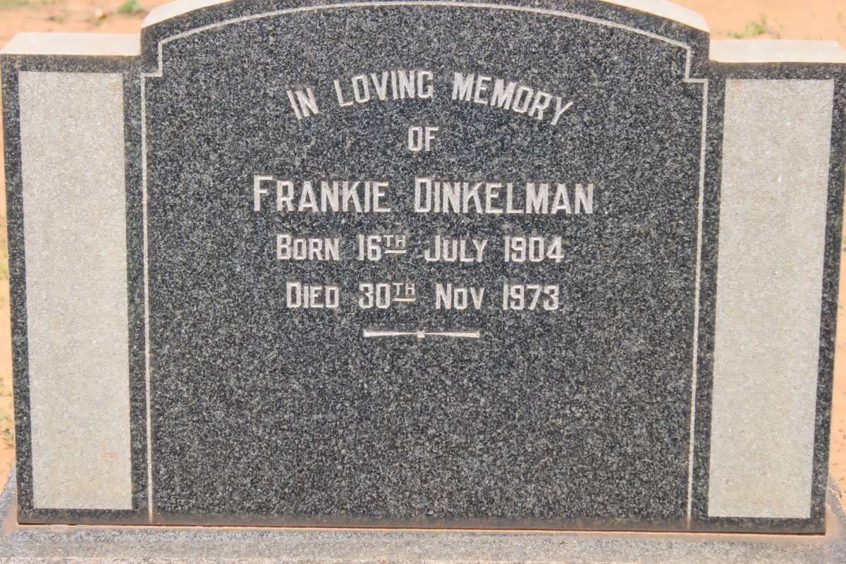 DINKELMAN Frankie 1904-1973