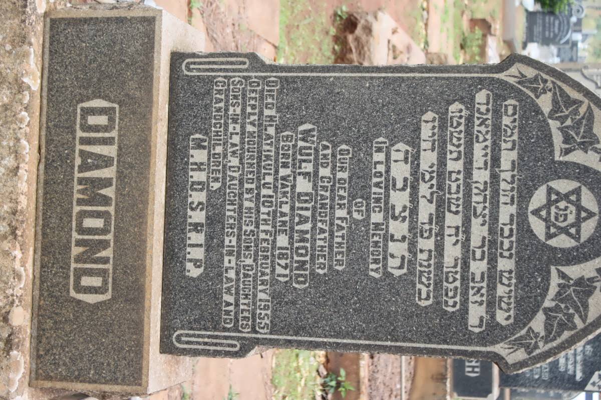 DIAMOND Wulf 1871-1955