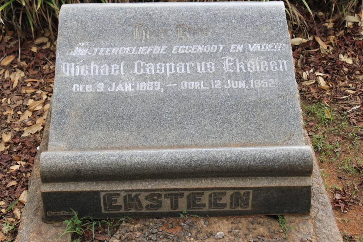 EKSTEEN Michael Casparus 1889-1952